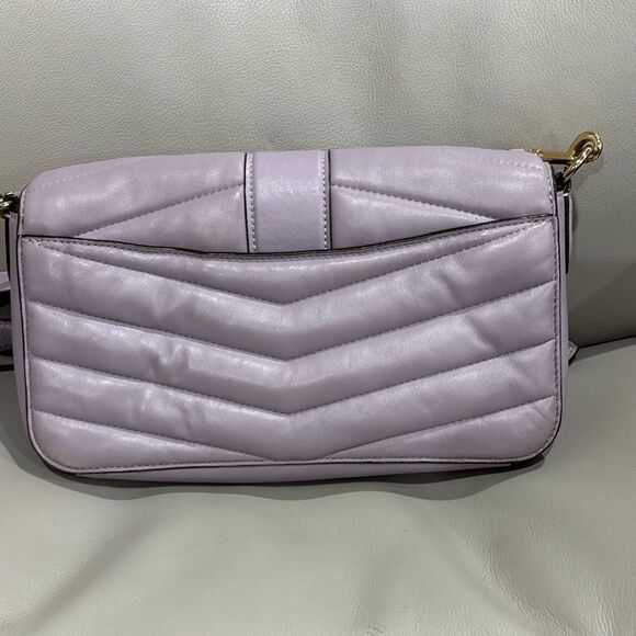 Coach Georgie Lavender Quilted/Puffy Shoulder Bag - Picture 2 of 4